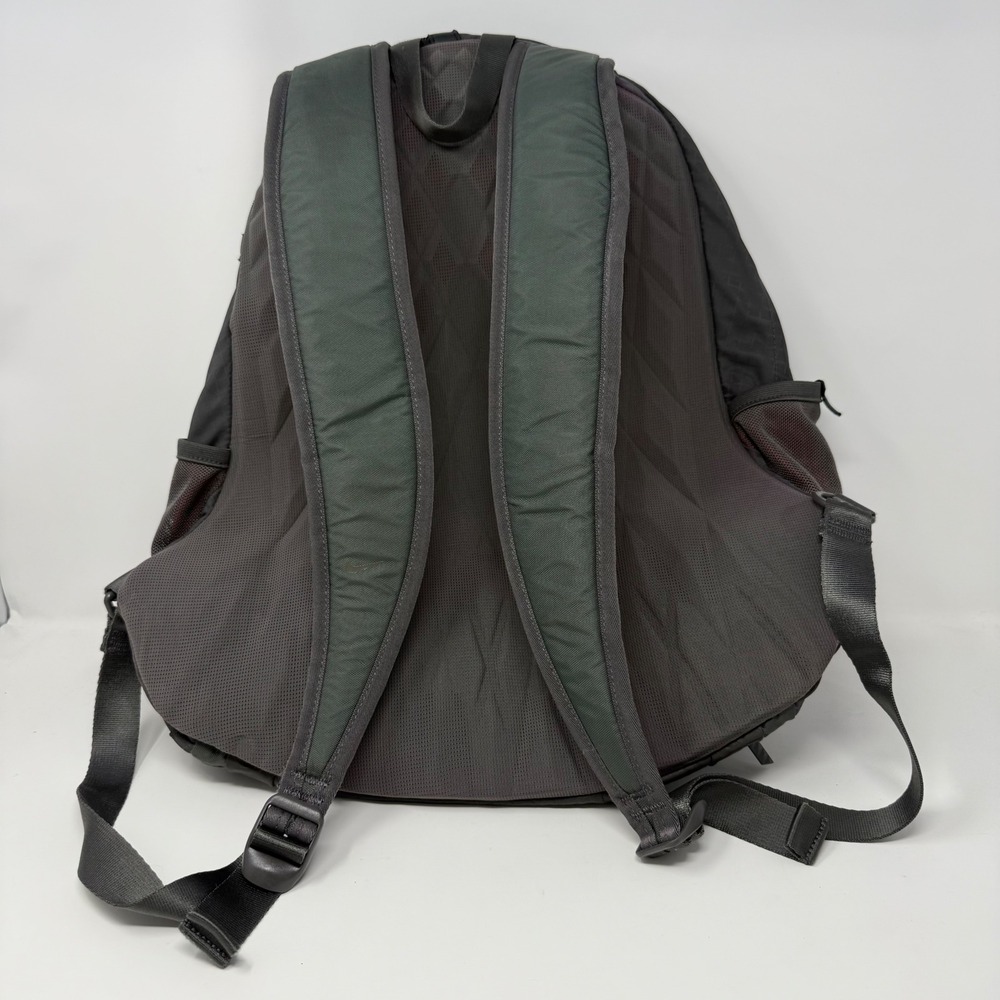 Nike Sport Backpack Grey Red Ripstop Multi-Pocket Shoe Compartment Training Bag - Picture 4 of 14